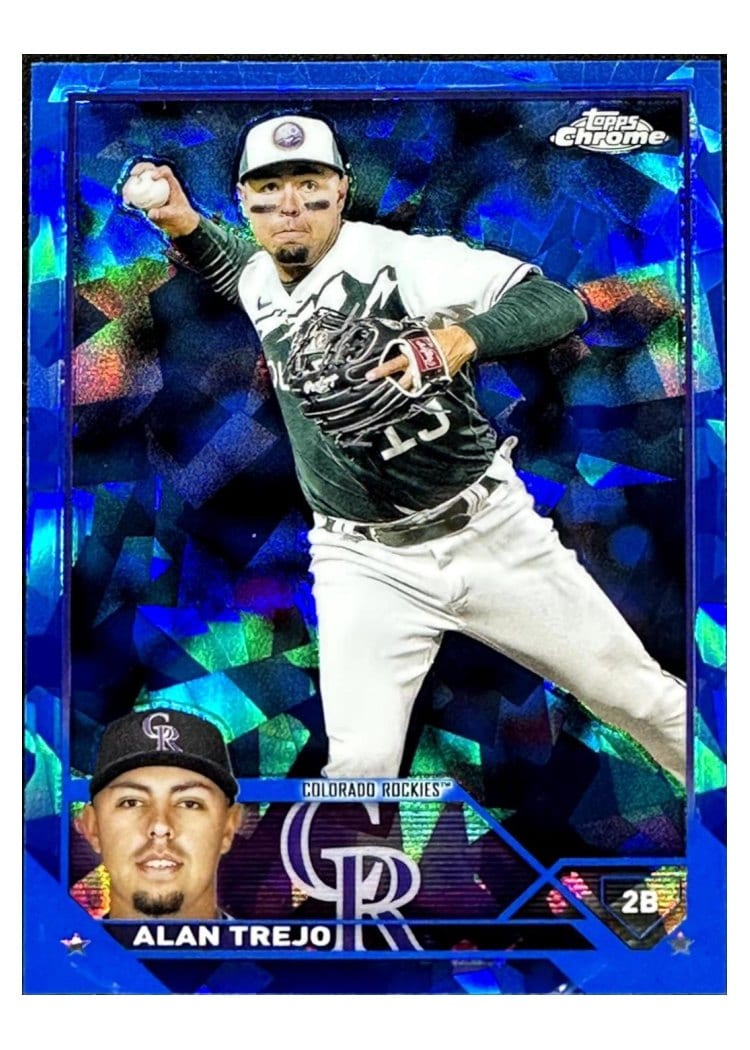 2023 Topps Chrome Update Sapphire Edition Base Set Alan Trejo #USCS104 card