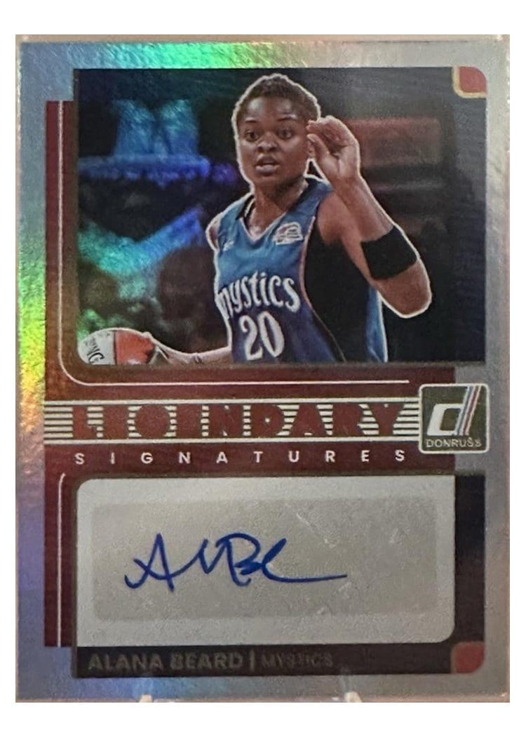 2025-26 Donruss WNBA Legendary Signatures Alana Beard #9 card