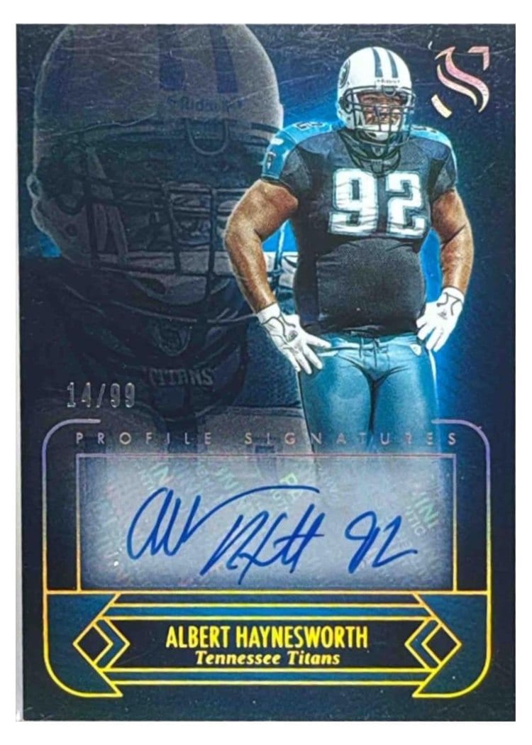 2025 Panini Silhouette Profile Signatures Albert Haynesworth #23 card