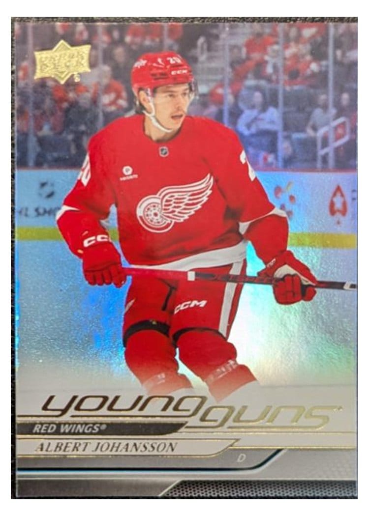 2024-25 Upper Deck Base Set Albert Johansson #475 card