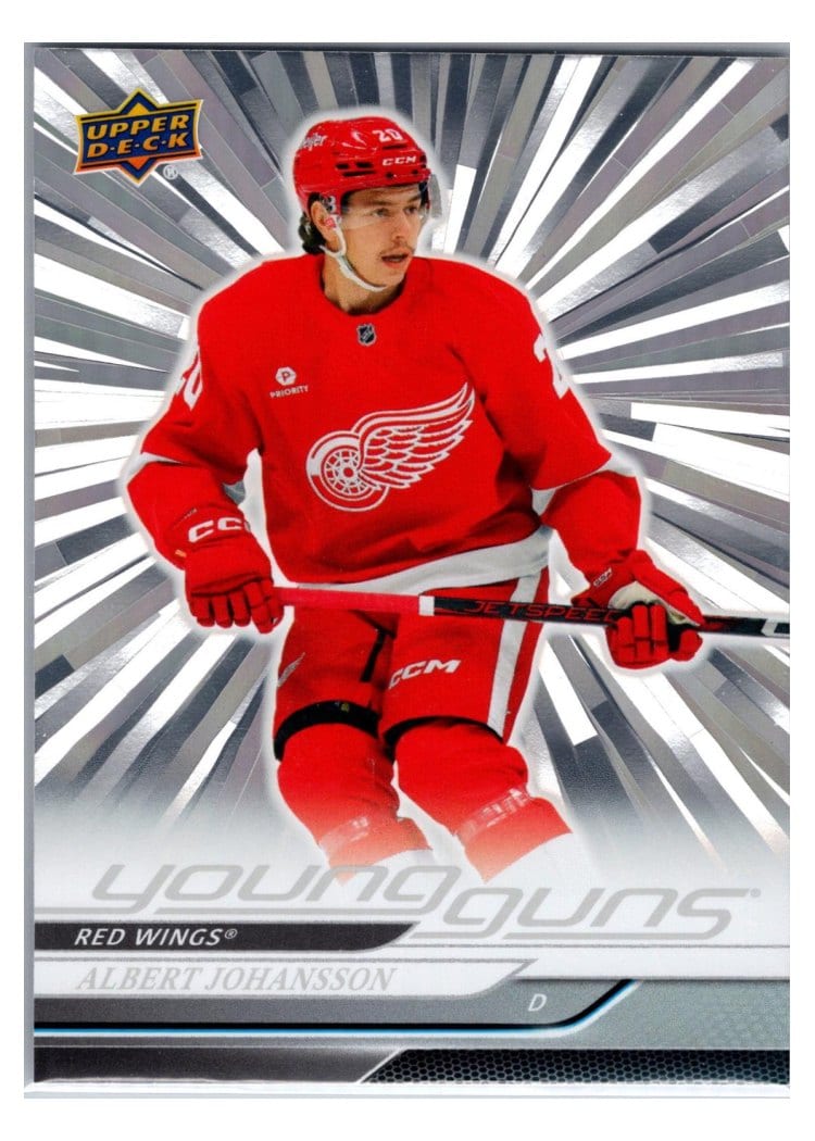 2024-25 Upper Deck Base Set Albert Johansson #475 card