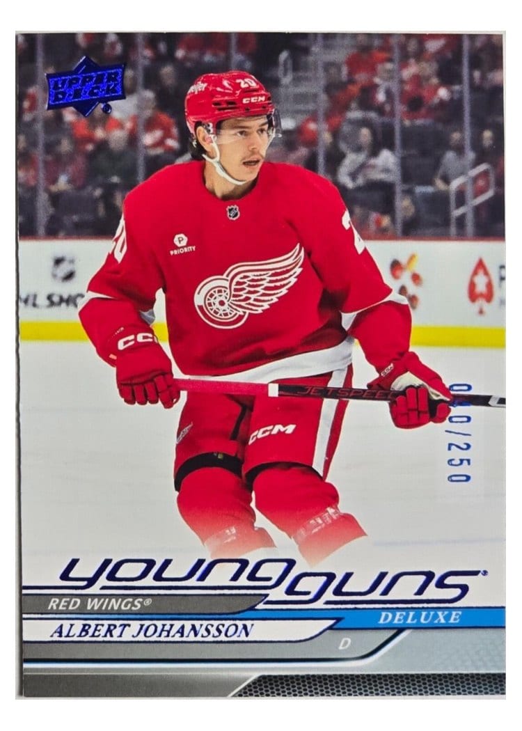 2024-25 Upper Deck Base Set Albert Johansson #475 card