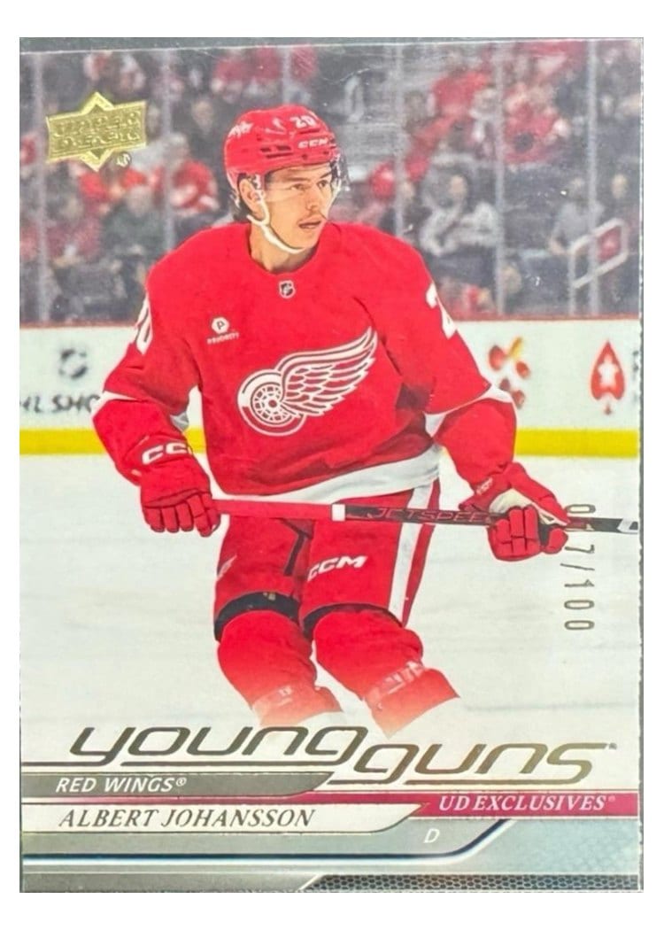 2024-25 Upper Deck Base Set Albert Johansson #475 card