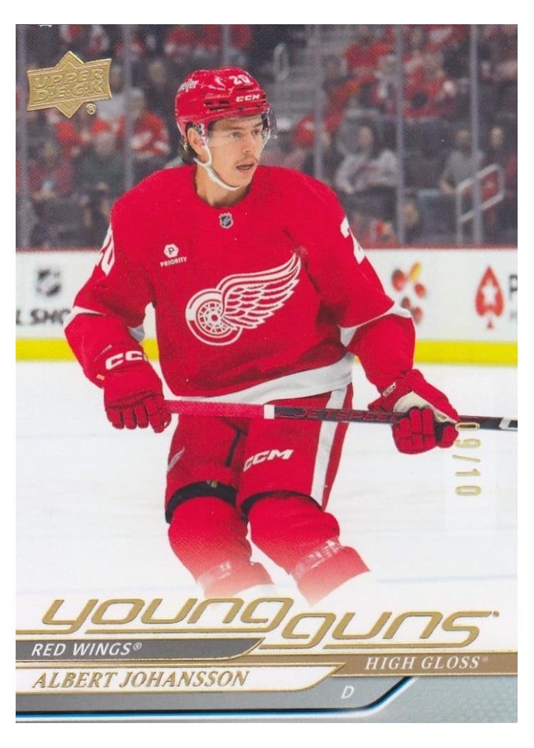 2024-25 Upper Deck Base Set Albert Johansson #475 card