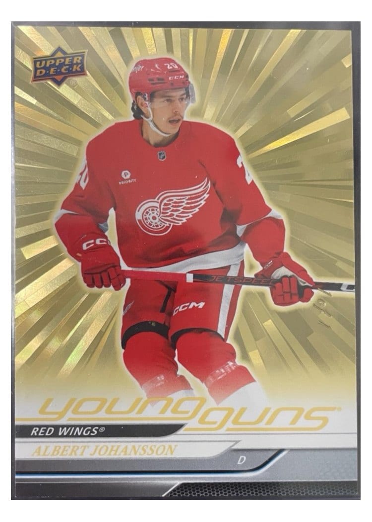 2024-25 Upper Deck Base Set Albert Johansson #475 card