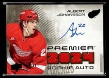 2024-25 Upper Deck Premier Premier Rookie Auto Jersey Albert Johansson #PRA-AJ card
