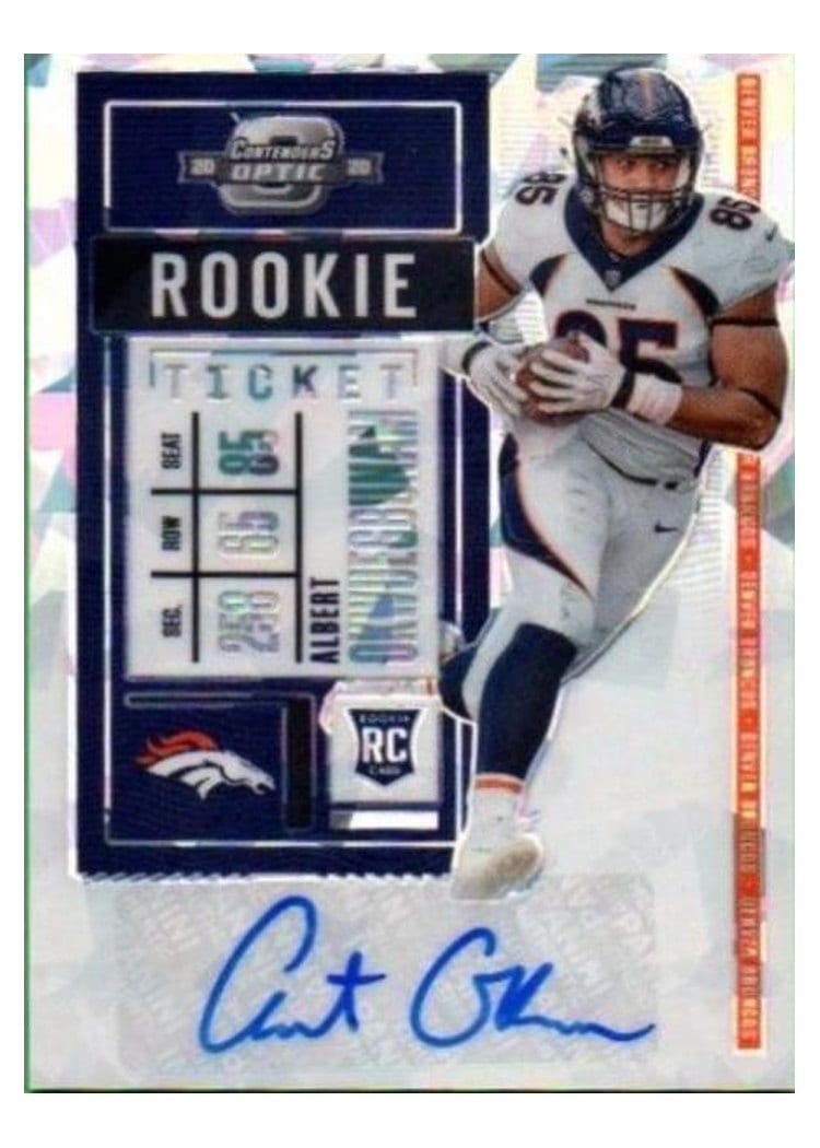 2020 Panini Contenders Optic Base Set Albert Okwuegbunam #180 card