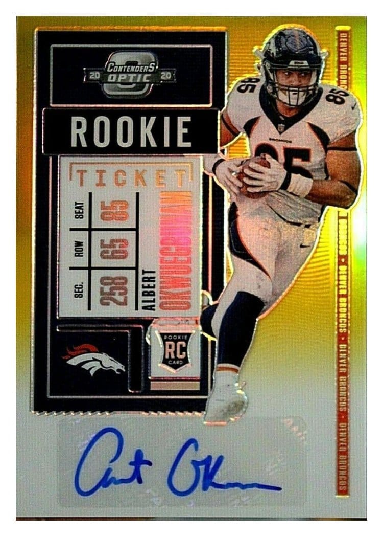 2020 Panini Contenders Optic Base Set Albert Okwuegbunam #180 card