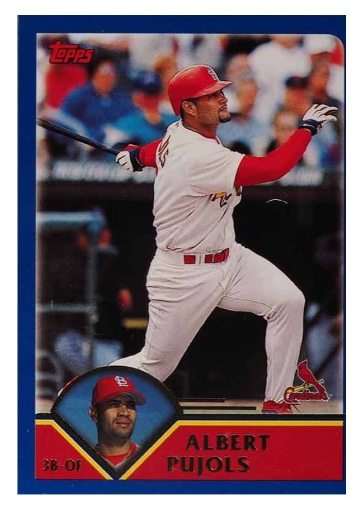 2003 Topps Base Set Albert Pujols #200 card