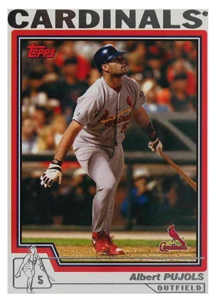 2004 Topps Base Set Albert Pujols #40 card
