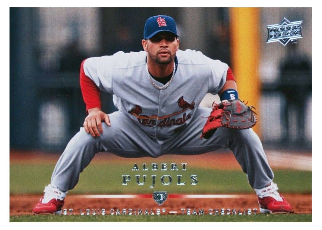 2008 Upper Deck Base Set Albert Pujols #357 card