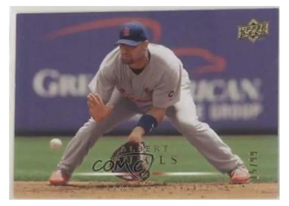 2008 Upper Deck Base Set Albert Pujols #67 card