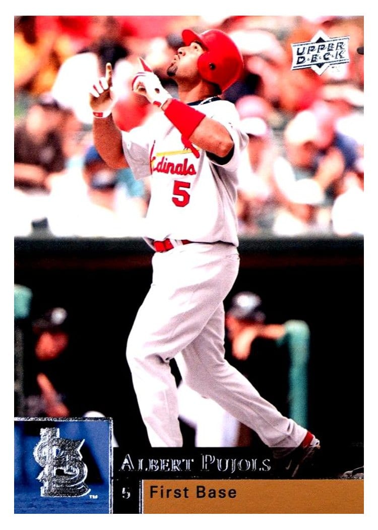 2009 Upper Deck Base Set Albert Pujols #878 card