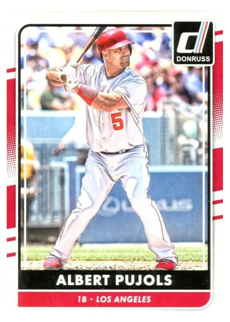 2016 Donruss Base Set Albert Pujols #62 card