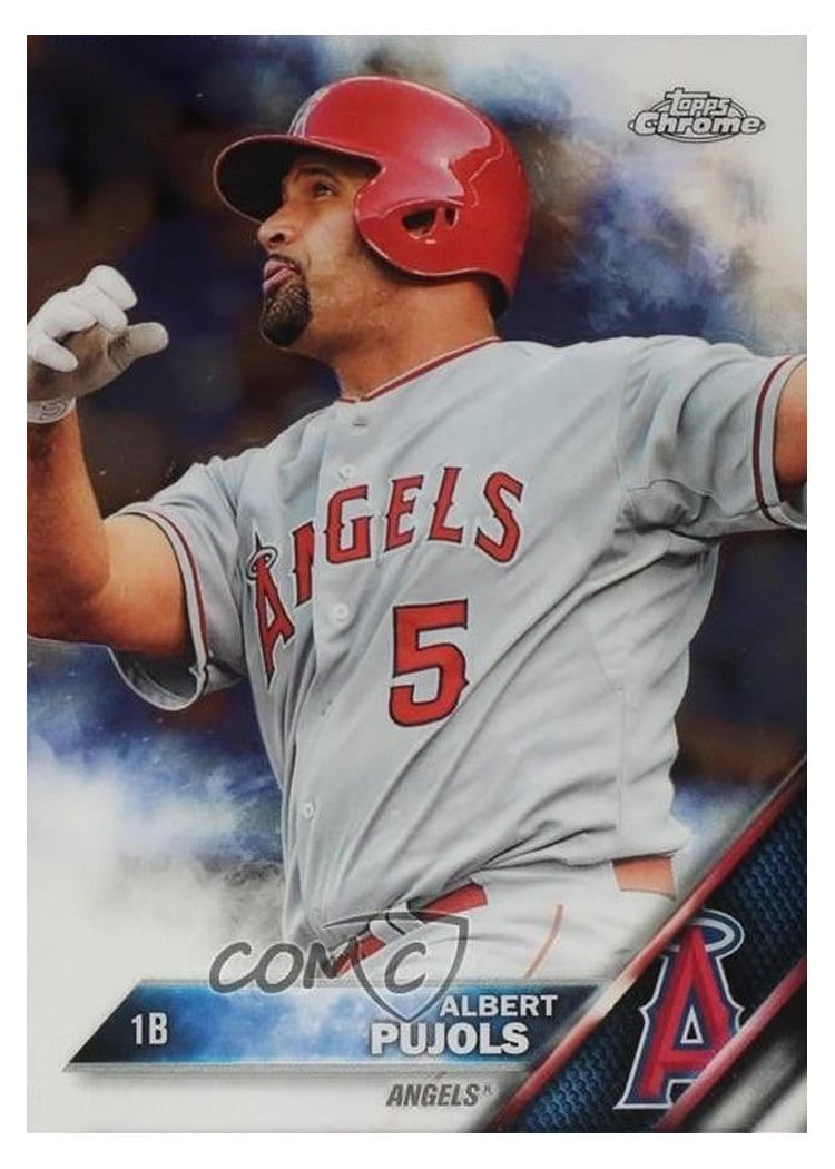 2016 Topps Chrome Base Set Albert Pujols #46 card