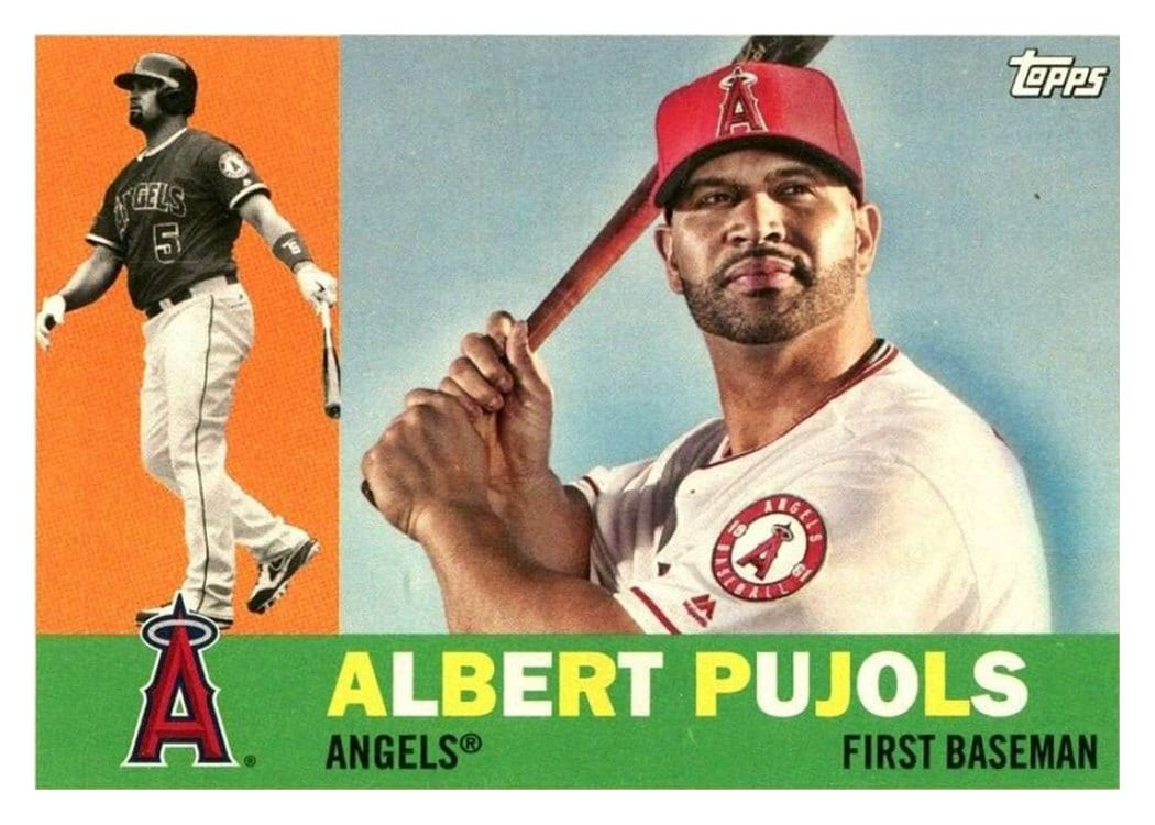2017 Topps Archives Base Set Albert Pujols #57 card