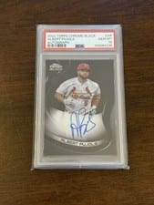 Albert Pujols 2022 Topps Chrome Black Autographs card