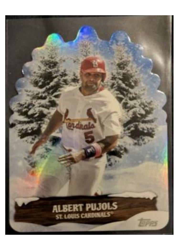2024 Topps Holiday Evergreen Die Cuts Albert Pujols #EG-23 card