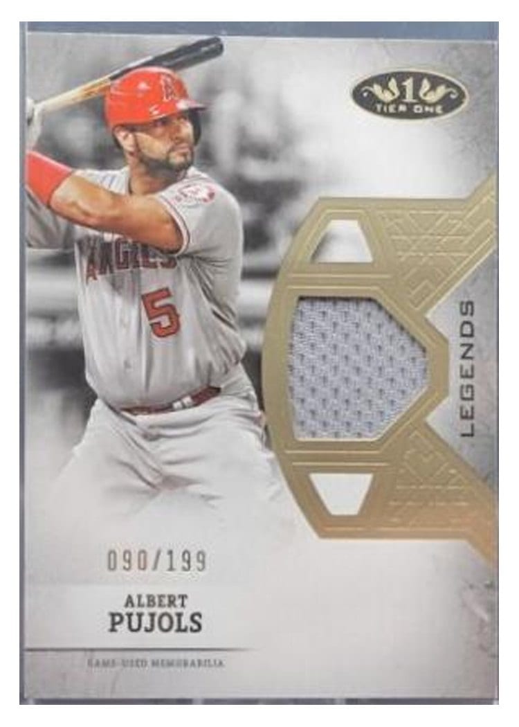 2024 Topps Tier One Legend Relics Albert Pujols #T1LR-AP card