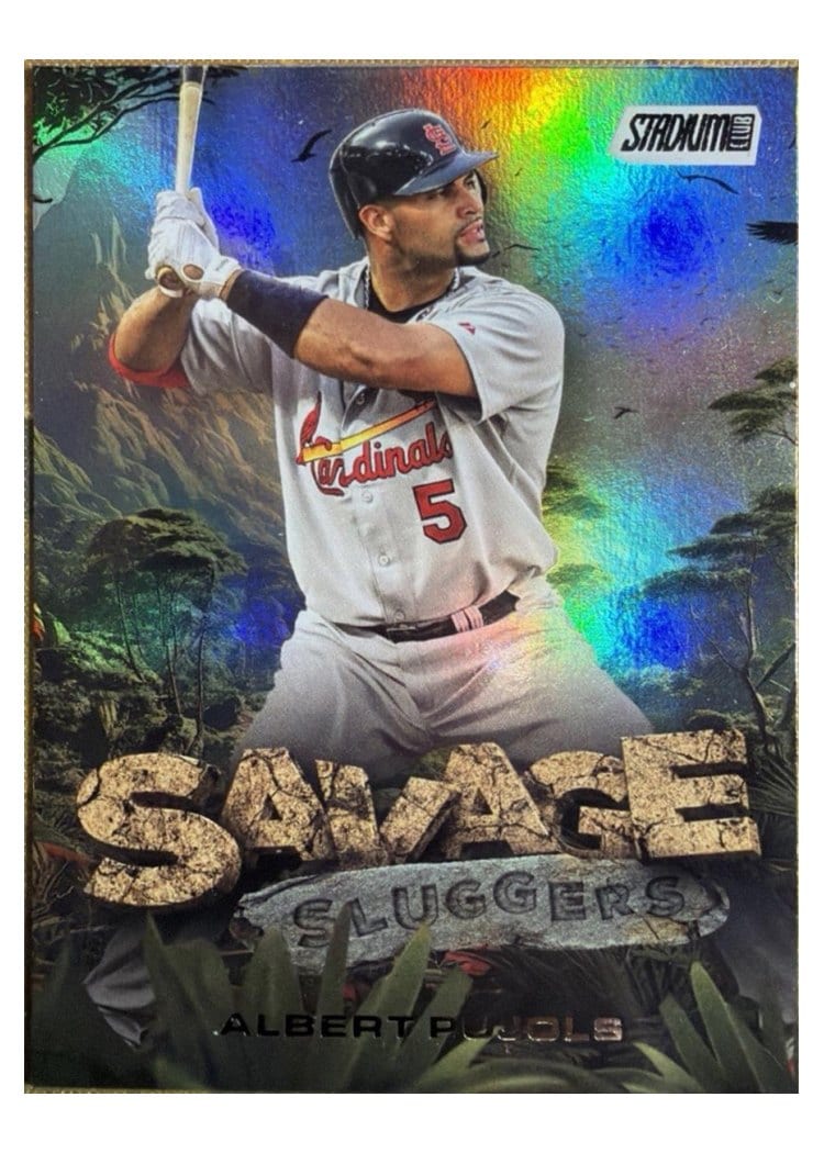 2025 Stadium Club Savage Sluggers Albert Pujols #SS-10 card