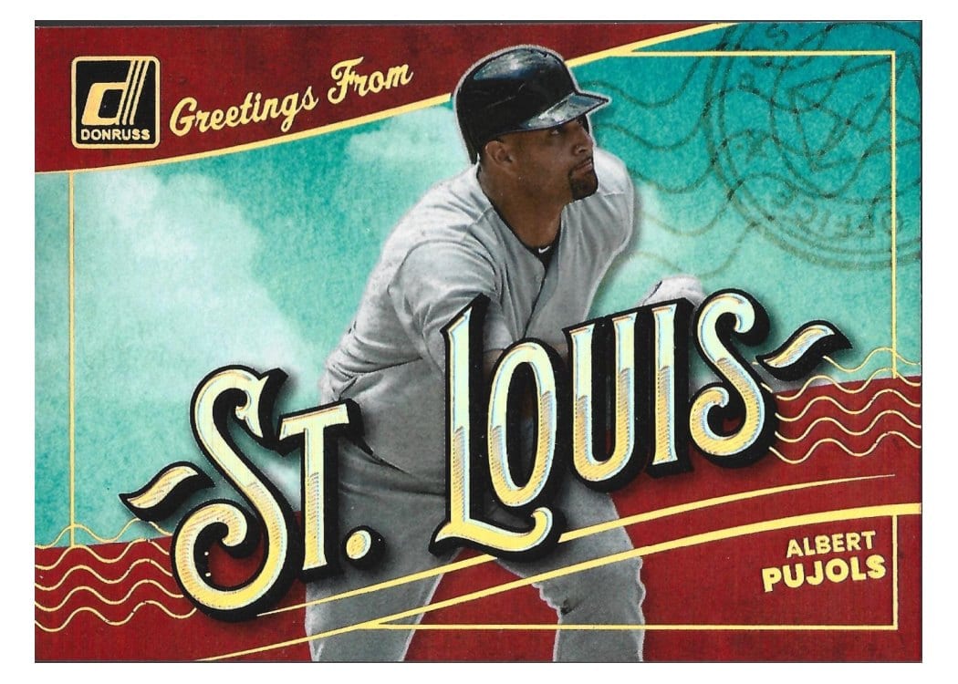 2026 Donruss Greetings From Albert Pujols #7 card