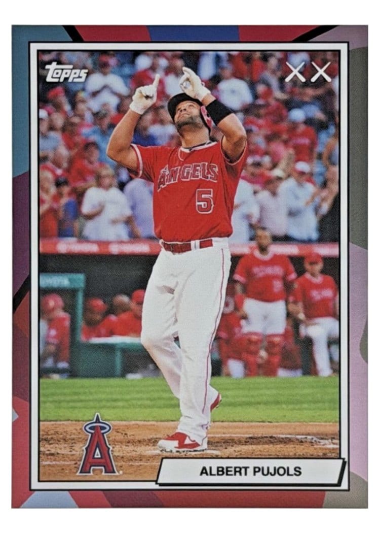 2026 Topps KAWS X MLB Albert Pujols #10 card