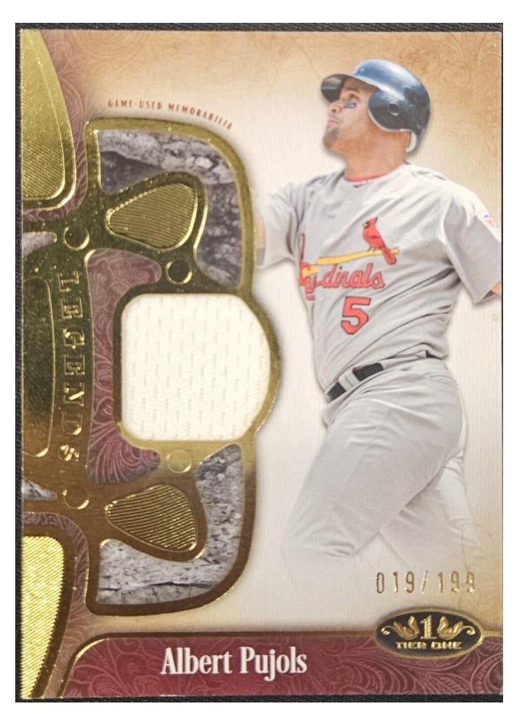 2026 Topps Tier One Tier One Legend Relics Albert Pujols #T1LR-AP