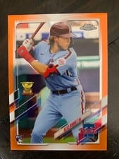 2021 Topps Chrome Alec Bohm #119 card