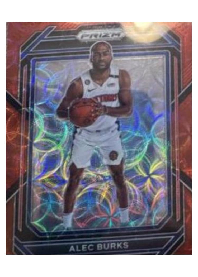 2022-23 Panini Prizm Base Set Alec Burks Choice Red Prizm #91 card