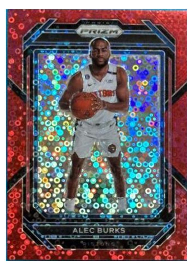 2022-23 Panini Prizm Base Set Alec Burks Fast Break Red Prizm #91 card