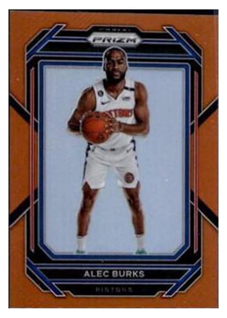2022-23 Panini Prizm Base Set Alec Burks Orange Prizm #91 card