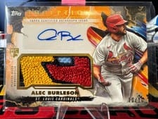 2023 Topps Inception Autograph Patch Cards Alec Burleson #IAP-AB card