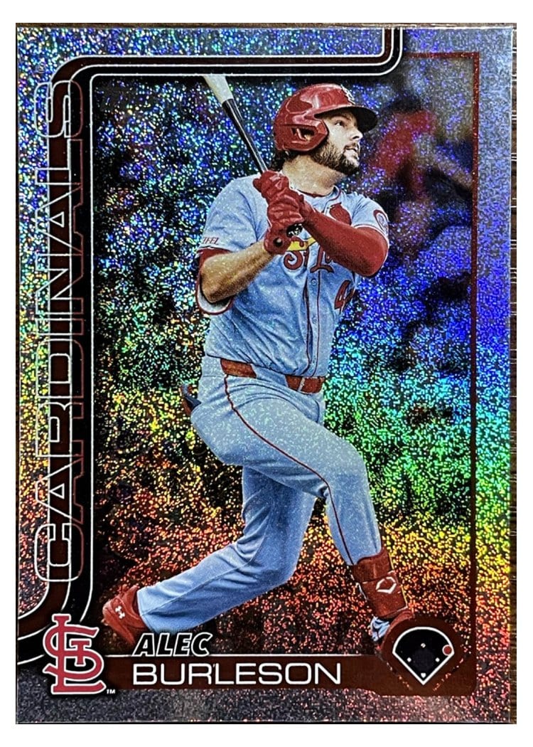2025 Topps Base Set Alec Burleson Platinum #41 card
