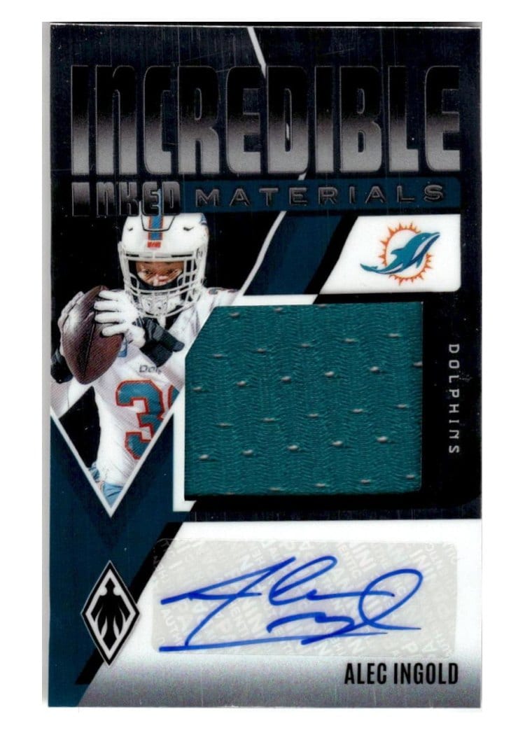 2024 Panini Phoenix Incredible Inked Materials Alec Ingold #IIM-AID card