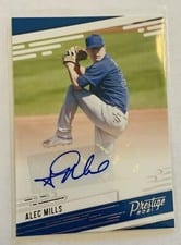 2021 Panini Chronicles Prestige Autographs Alec Mills #PR-AM card