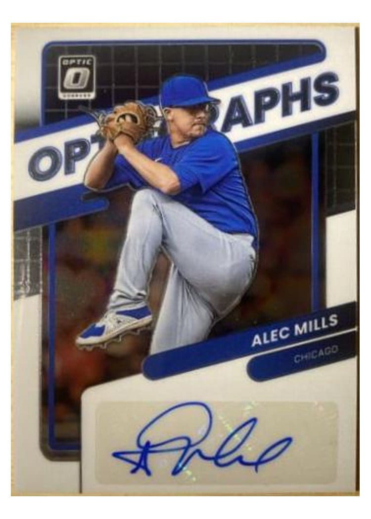 2022 Donruss Optic Optigraphs Alec Mills #OG-AM card