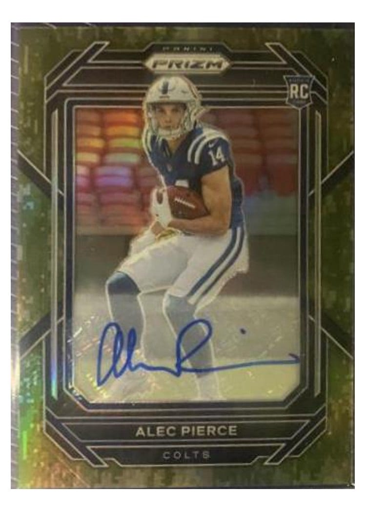 2022 Panini Prizm Base Set Alec Pierce #330 card