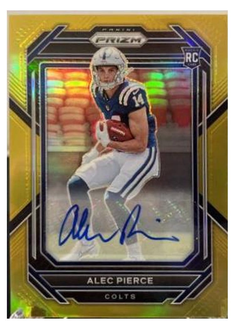 2022 Panini Prizm Base Set Alec Pierce #330 card