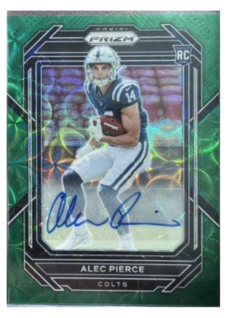 2022 Panini Prizm Base Set Alec Pierce #330 card
