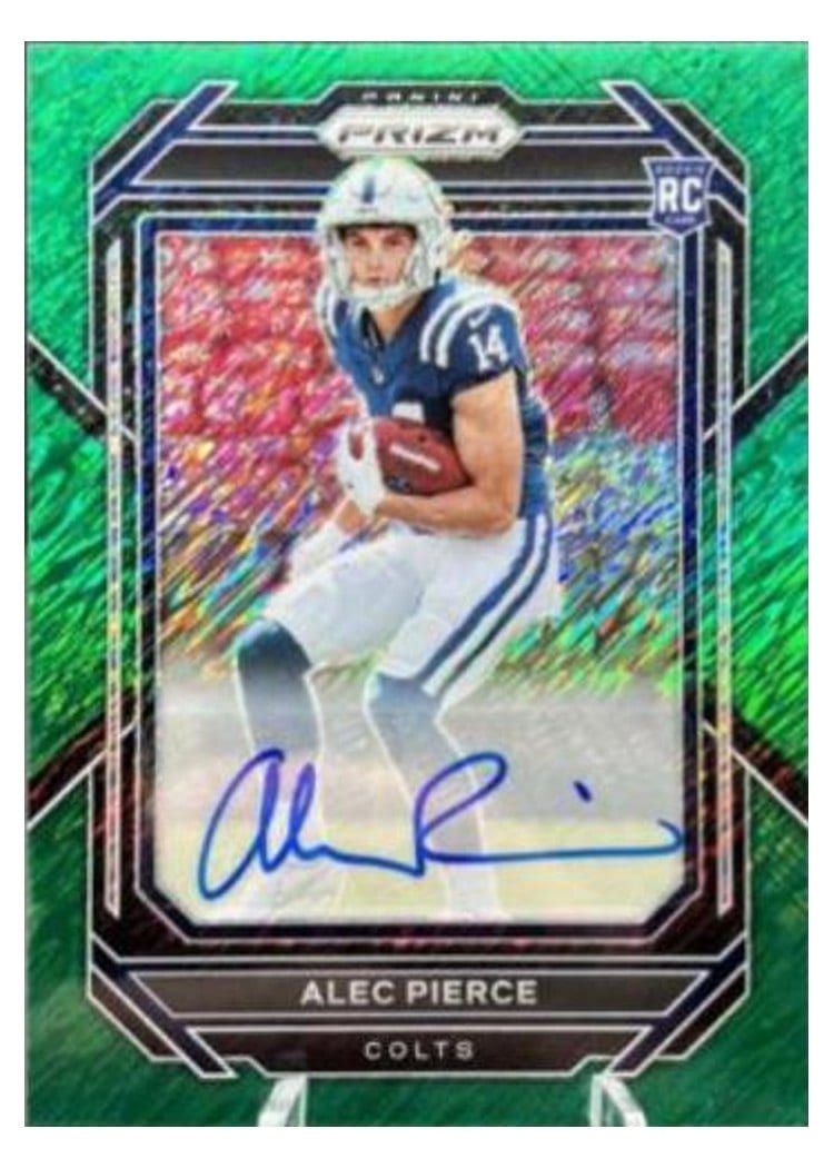 2022 Panini Prizm Base Set Alec Pierce #330 card