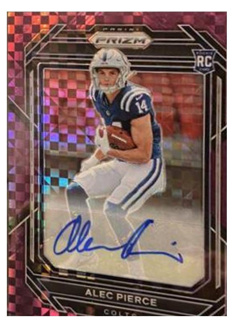 2022 Panini Prizm Base Set Alec Pierce #330 card