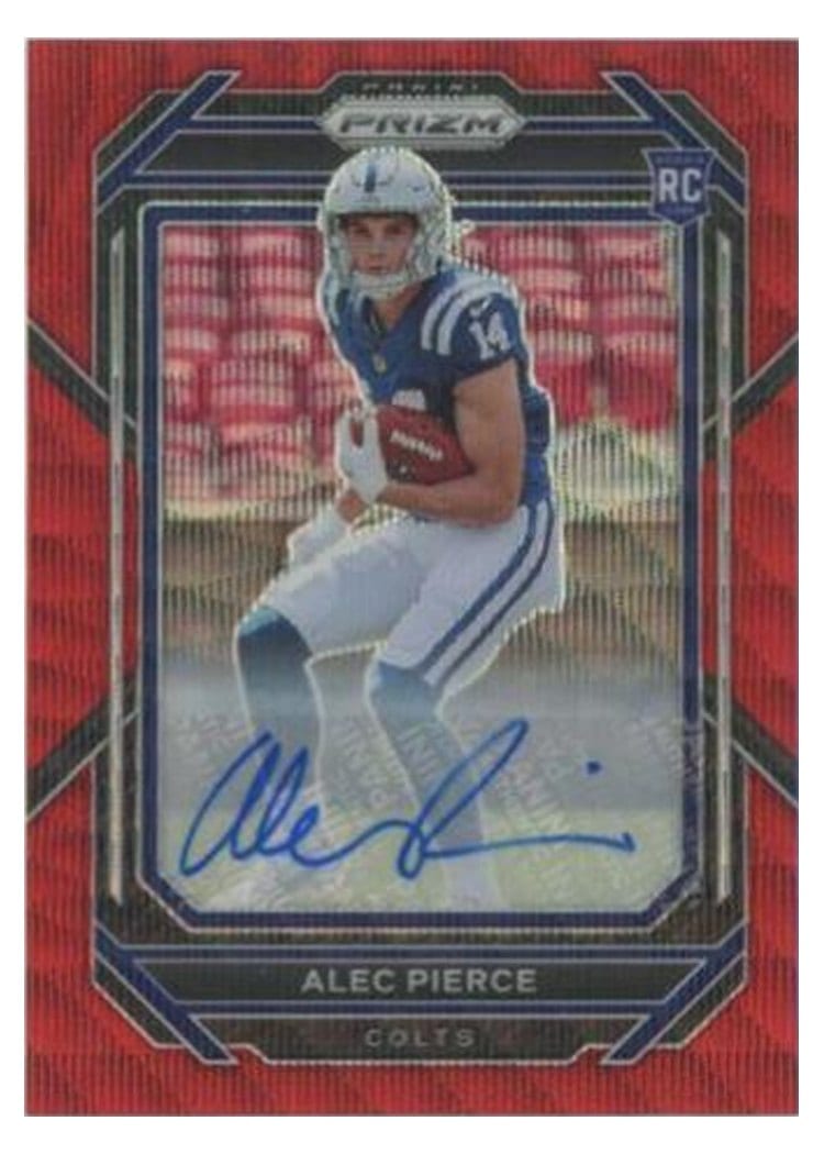 2022 Panini Prizm Base Set Alec Pierce #330 card