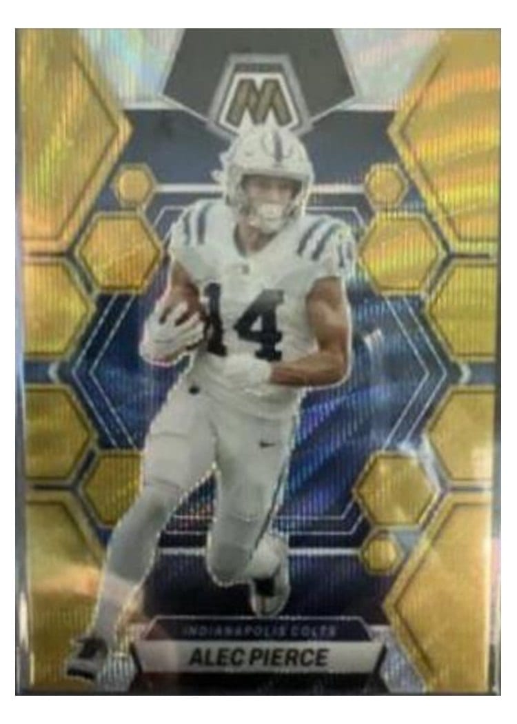 2023 Panini Mosaic Base Set Alec Pierce #96 card