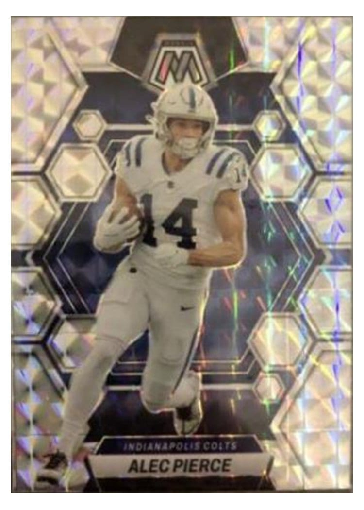 2023 Panini Mosaic Base Set Alec Pierce #96 card