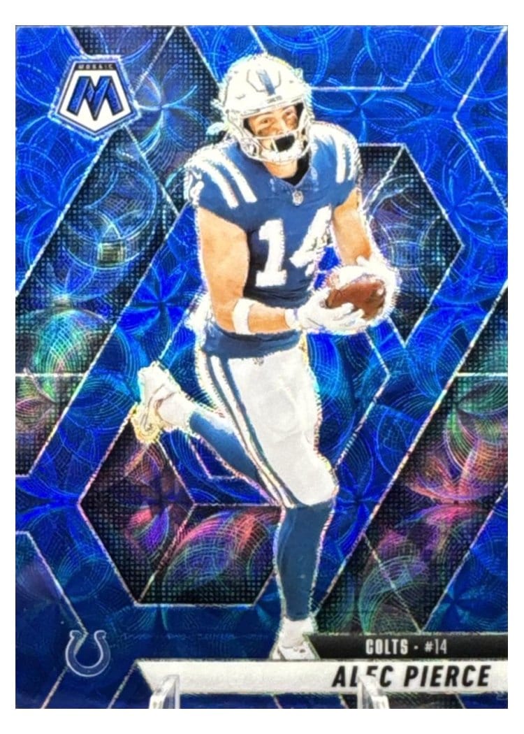 2025 Panini Mosaic Base Set Alec Pierce #76 card