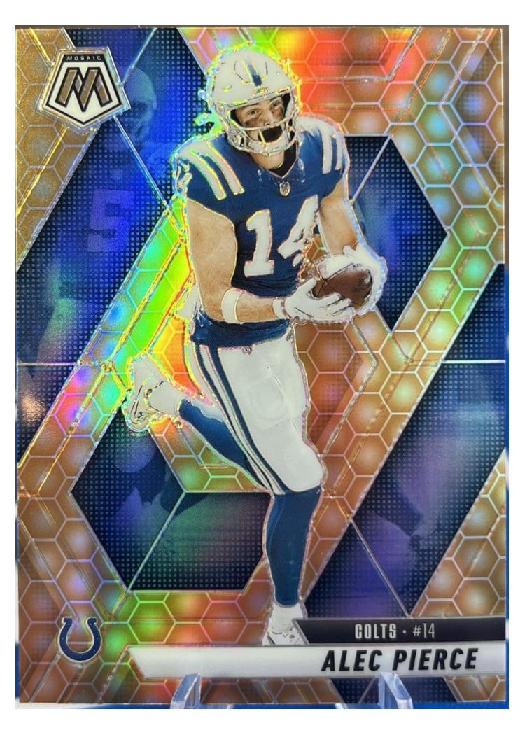 2025 Panini Mosaic Base Set Alec Pierce Honeycomb #76 card