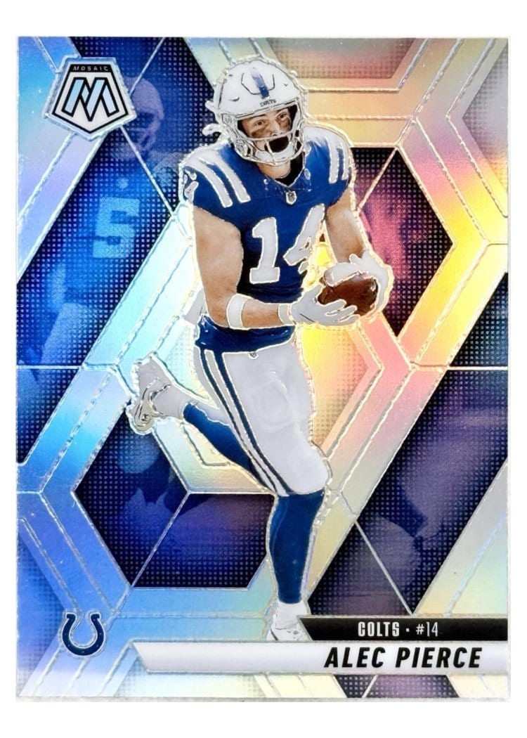 2025 Panini Mosaic Base Set Alec Pierce #76 card