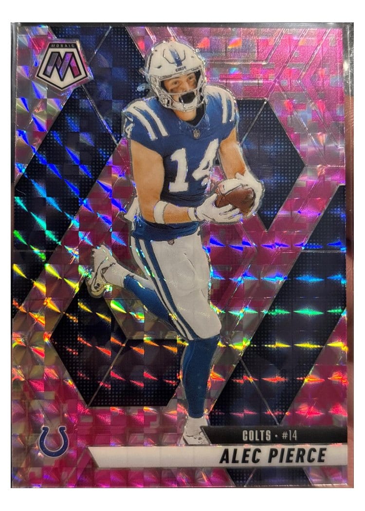 2025 Panini Mosaic Base Set Alec Pierce #76 card