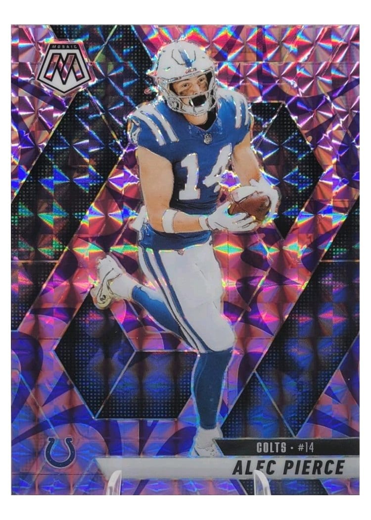 2025 Panini Mosaic Base Set Alec Pierce #76 card