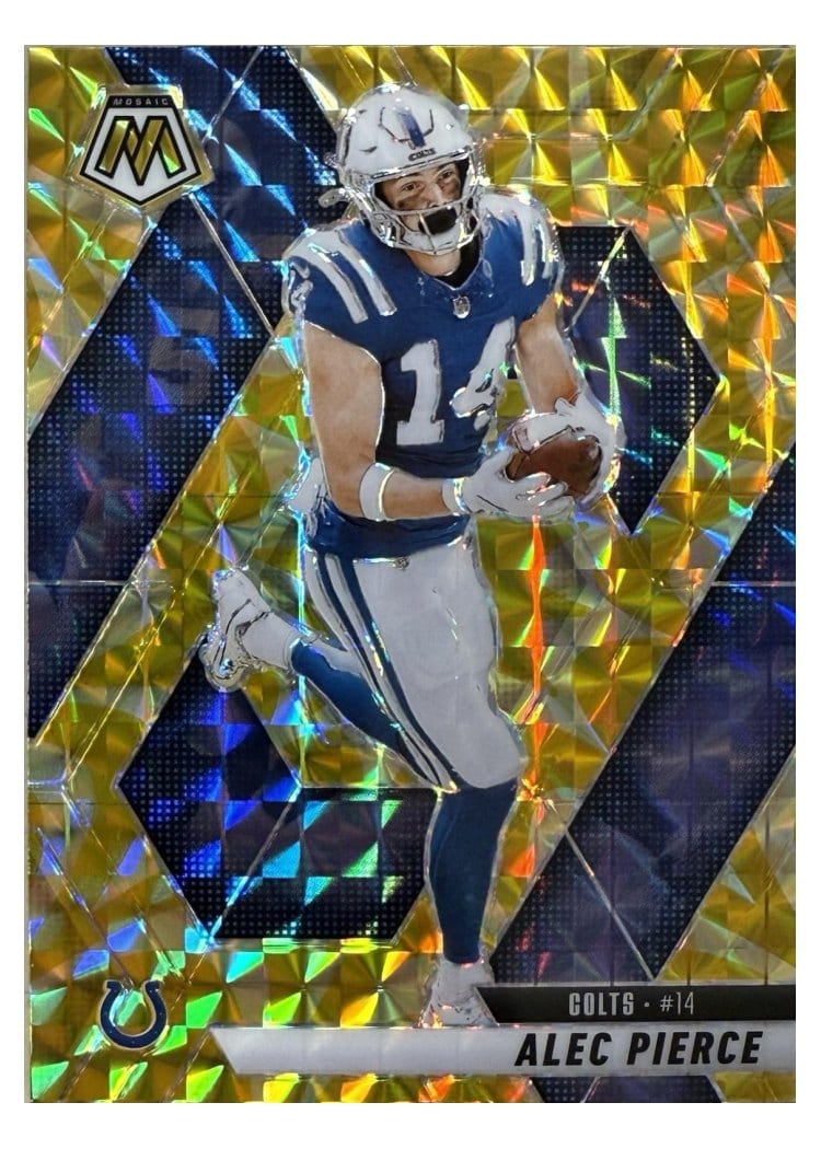 2025 Panini Mosaic Base Set Alec Pierce #76 card